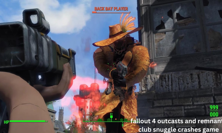 fallout 4 outcasts and remnants club snuggle crashes game